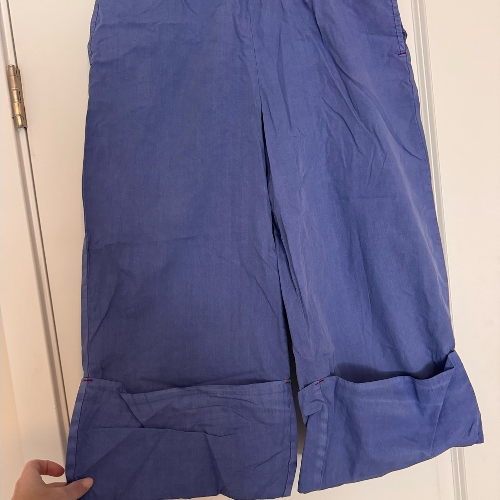 Free People NWT women's cuffed pants - Amparo Blue